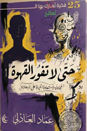 تحميل كتاب حتى لا تفور القهوة PDF عماد العادلي مجانا غلاف الكتاب